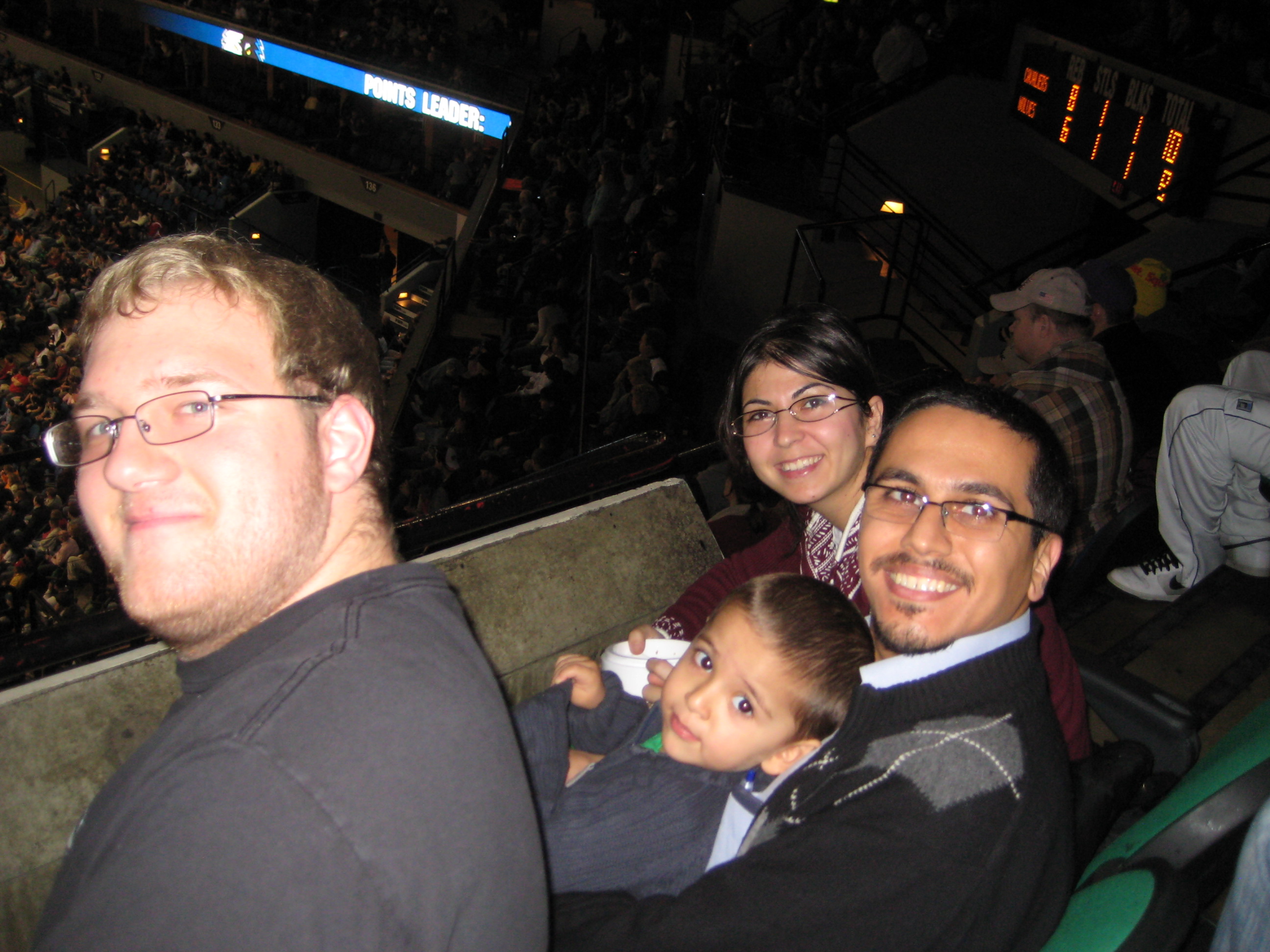At the Timberwolves vs. Cavaliers games